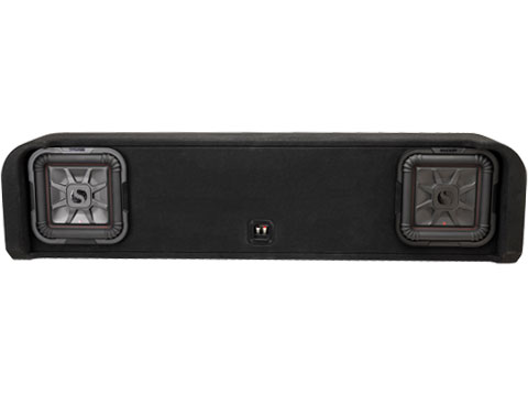 Truck box installation Pocatello Kicker dual 10 Ford truck box
