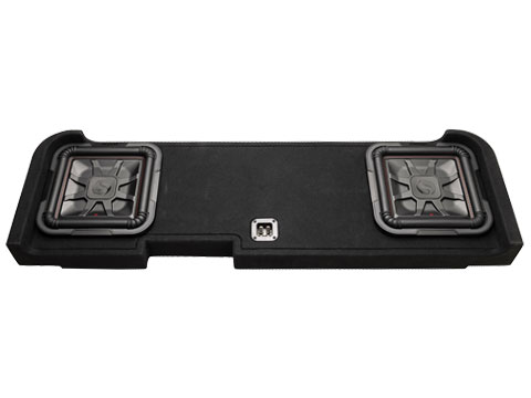 Truck box installation Pocatello Kicker dual 12 Chevy GMC truck box