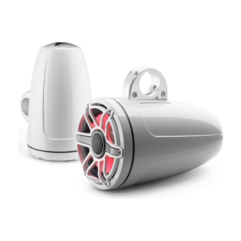 Fusion Apollo RA800 marine stereo head unit installed in boat dashboard