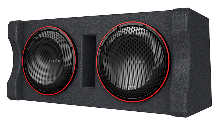 Kenwood Excelon P XW1221DHP dual subwoofer box available at Sound Source in Pocatello Idaho