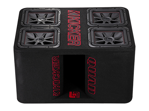 Kicker Solo Baric L7R quad 12 subwoofer box for high output car audio in Pocatello Idaho
