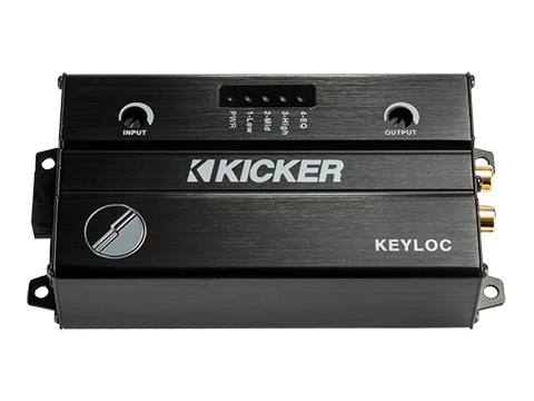 Kicker KEYLOC smart line output converter available at Sound Source in Pocatello Idaho