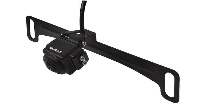 Kenwood CMOS-740HDLP HD backup camera with license plate mount at Sound Source in Pocatello Idaho